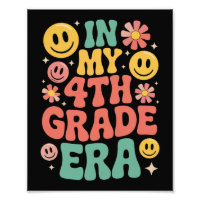 In My Fourth Grade Era Retro 4th Grade Back School