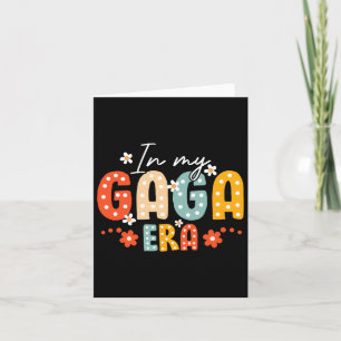 In My Gaga Era Funny Sarcastic Groovy Retro Mother Card