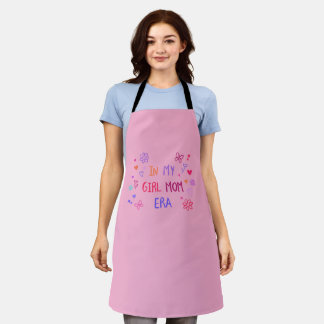  in my girl mom era CRAYON apron