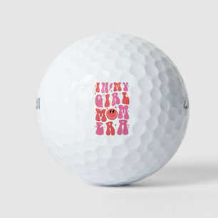 In My Girl Mom Era Retro Groovy Mother's Day Golf Balls