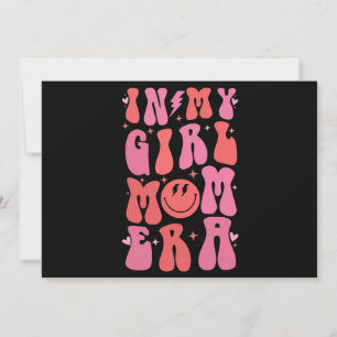 In My Girl Mom Era Retro Groovy Mother's Day  Holiday Card