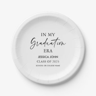 In my graduation era funny Graduation  Paper Plate