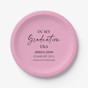 In my graduation era funny Graduation  Paper Plate