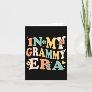 In My Grammy Era Funny Sarcastic Groovy Retro Moth Card