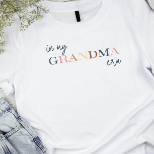 In My Grandma Era Quote Customizable Name T-Shirt Tri-Blend Shirt