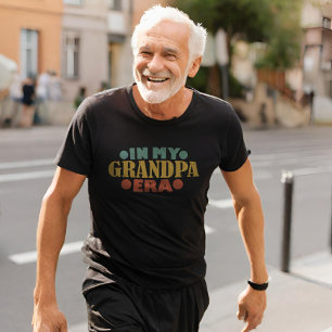 In My Grandpa Era Retro Vintage Father's Day T-Shirt