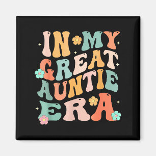 In My Great Auntie Era Baby Announcement Mothers D Magnet