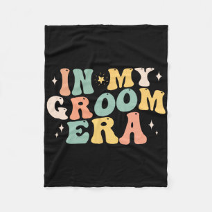 In My Groom Era Bachelor Party Engagement Wedding Fleece Blanket