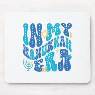 In My Hanukkah Era Happy Chanukah Jewish Pajamakah Mouse Pad