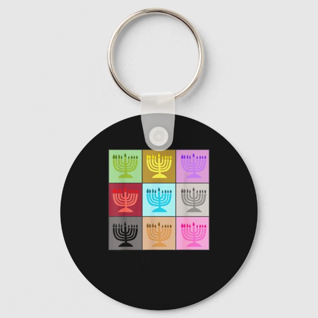 In My Hanukkah Era Ugly Jewish Xmas Funny Christma Keychain (Front)