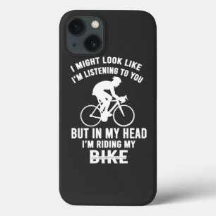 In my head riding my bike T-Shirt iPhone 13 Case