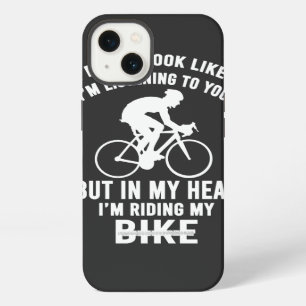 In my head riding my bike T-Shirt iPhone 13 Case