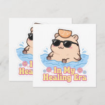In My Healing Era Funny Capybara