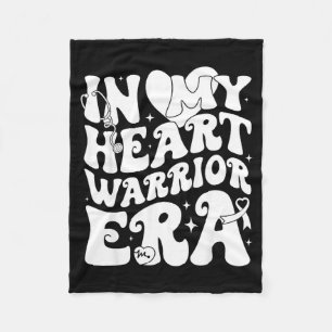 In My Heart Disease Warrior Era Heart Health Aware Fleece Blanket