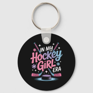 In My Hockey Girl Era For Ice Hockey Players Keychain