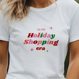 In My Holiday Shopping Era Festive Christmas T-Shi Tri-Blend Shirt