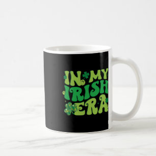 In My Irish Era Funny Groovy Saint Patrick's Day M Coffee Mug