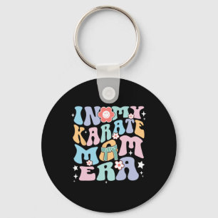 In My Karate Mom Era Groovy Martial Arts  Keychain