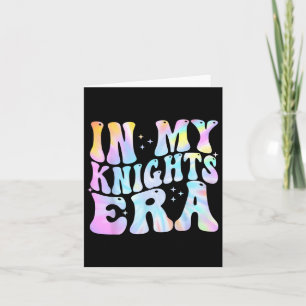 In My Knights Era Back To School Spirit Game Retro Card