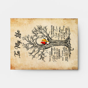 In My Life  I Remember All My Life All These Place Envelope