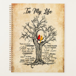 In My Life  I Remember All My Life All These Place Planner