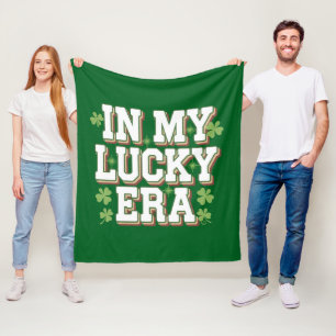 In My Lucky Era Saint Patrick's Day Family Gift Fleece Blanket