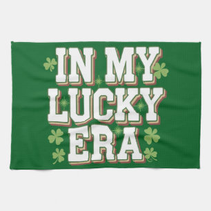 In My Lucky Era Saint Patrick's Day Family Gift Kitchen Towel