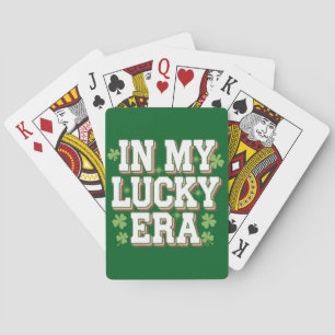 In My Lucky Era Saint Patrick's Day Family Gift Playing Cards