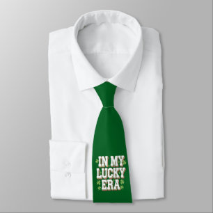 In My Lucky Era Saint Patrick's Day Family Gift Tie
