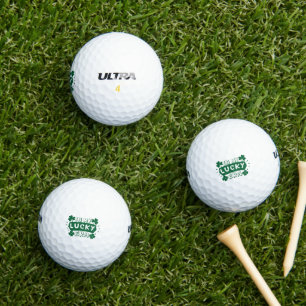 In My Lucky Era Shamrock Golf Balls