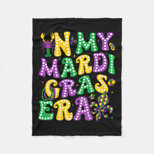 In My Mardi Gras Era Shirts For Men Women Kids Fle Fleece Blanket