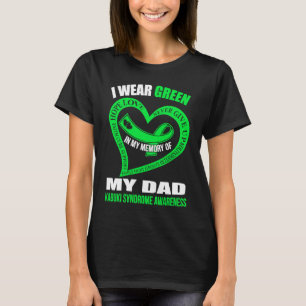 In my memory of my dad KABUKI SYNDROME AWARENESS T-Shirt