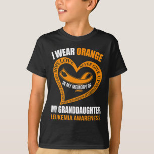 In my memory of my granddaughter LEUKEMIA AWARENES T-Shirt