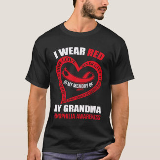 In my memory of my grandma HEMOPHILIA AWARENESS T-Shirt