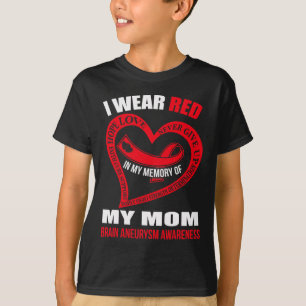 In my memory of my mom BRAIN ANEURYSM AWARENESS T-Shirt