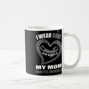 In My Memory Of My Mom Diabetes Awareness Coffee Mug