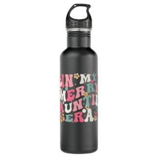 in my merry auntie era 710 ml water bottle