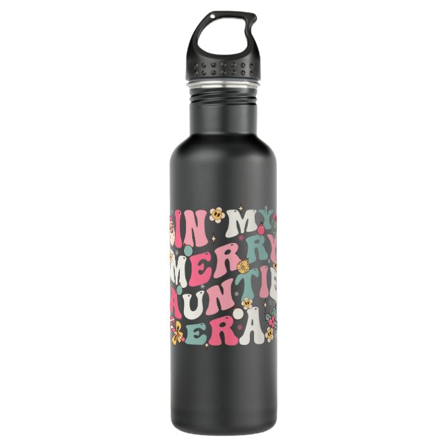 in my merry auntie era 710 ml water bottle (Front)