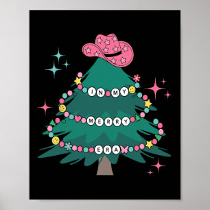 In My Merry Era Christmas Xmas Tree Ornament Famil Poster