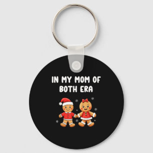 In My Mom Of Both Era Gingerbread Mother Christmas Keychain