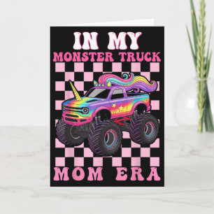 In My Monster Truck Mom Era Monster Truck Mom Love Card