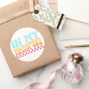 In My Montgomery Brawl Era Classic Round Sticker