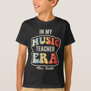 In My Music Teacher Era Mrs Smith Retro Music T-Shirt