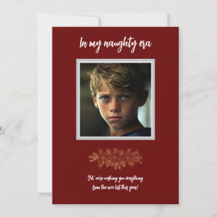 In My Naughty Era Christmas Card