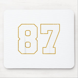 In My Number 87 Era Vintage Retro Mouse Pad