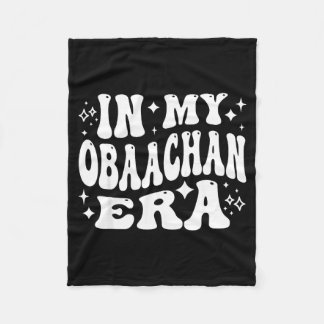 In My Obaachan Era, Japanese Grandma Japan Grandmo Fleece Blanket