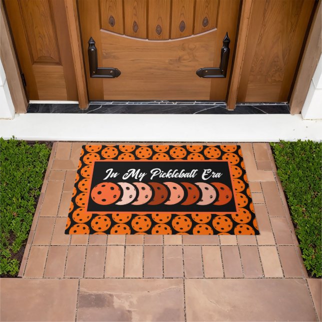 In My Pickleball Era – Orange Vibes Design Doormat (Outdoor)