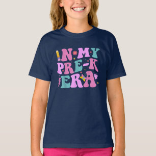 In My Pre-k Era Preschool Teachers Kids Retro T-Shirt