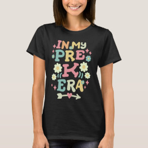 In My Pre-K Era Retro Groovy Back To School Kids B T-Shirt