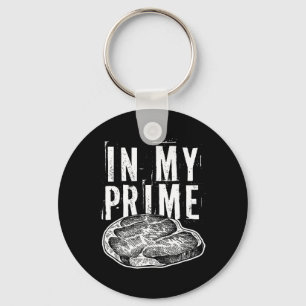 In My Prime Beef Meat Cut For The Steak Foodie Gri Keychain